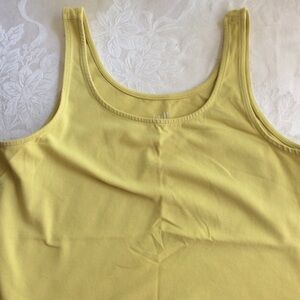J.Jill Perfect Tank ⭐️ yellow-green ⭐️ Petite M